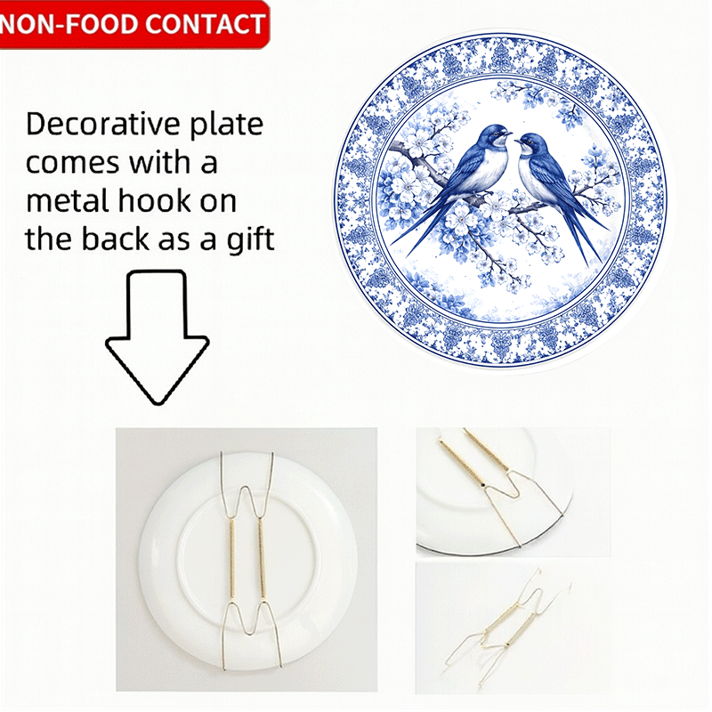 Piatto decorativo con floreale - Home Cooking Recipes recensione e prezzo